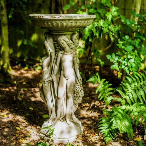 Stone cast garden bird - garden, 3