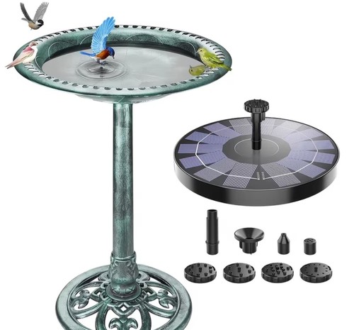 Outdoor garden bird bath - garden,