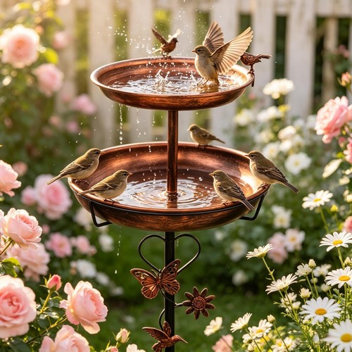 Cast iron 118cm tall bird - cast,