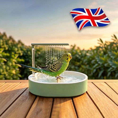 Automatic bird bathtub parrot - automatic,