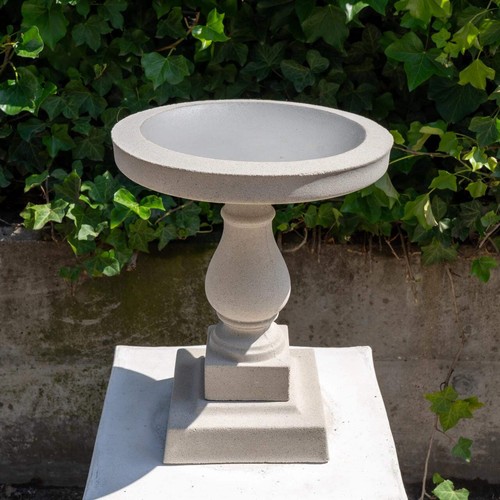 Classic sandstone garden - sandstone, bird