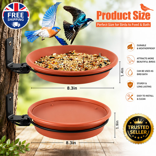 2pcs tree mounted bird feeder - 2pcs,