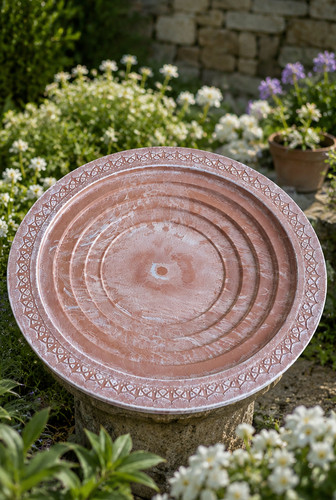 Rustic haven oasis bird bath - oasis, &