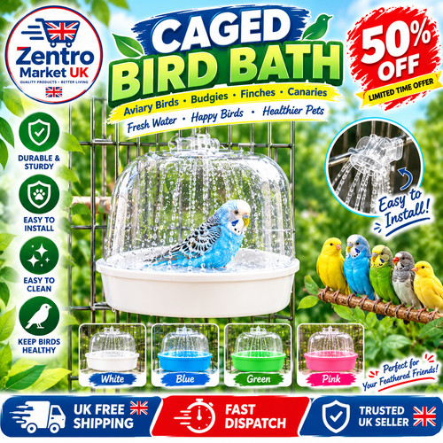 Classic caged bird bath aviary - bird,