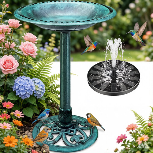 Bird bath traditional patio - bath,