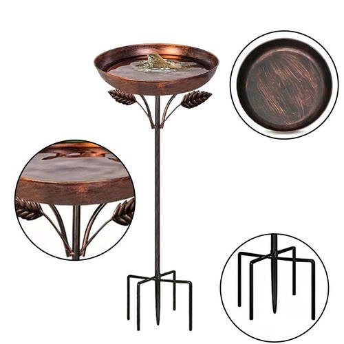 Patio garden bird - bath, retro