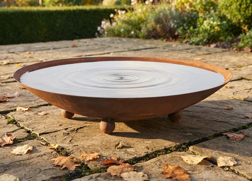 Garden water bowl bird - , bath