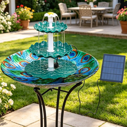 Upgrade solar bird bath - upgrade,