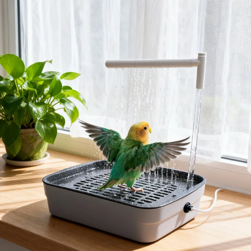 Automatic bird bathtub - bird,