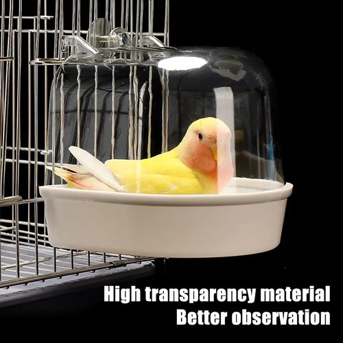 Classic caged bird bath - caged,