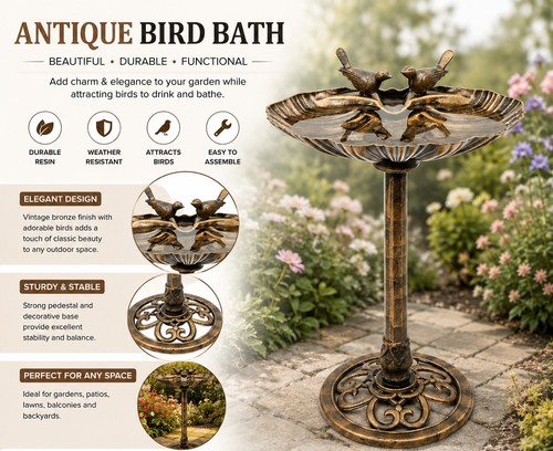 Bronze effect bird - effect, strong